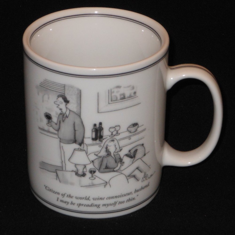 Large coffee Mug. The New Yorker Leo Cullum cartoon comics